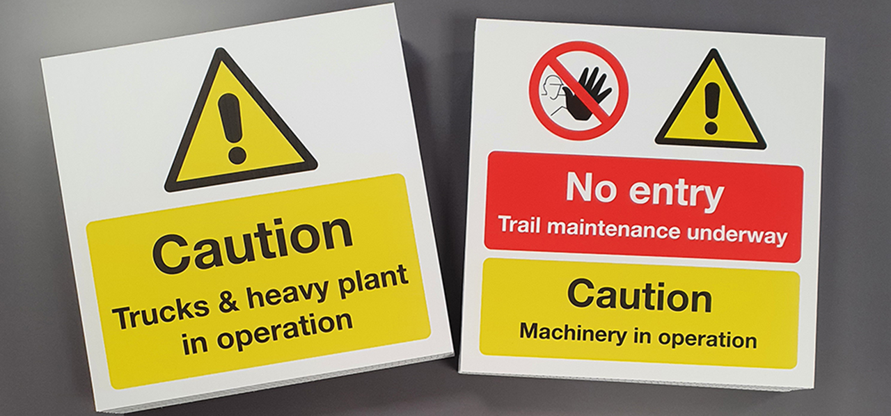 Corriboard Safety Signs