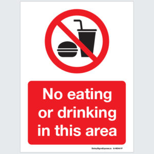 No_Eating No Drinking Sign